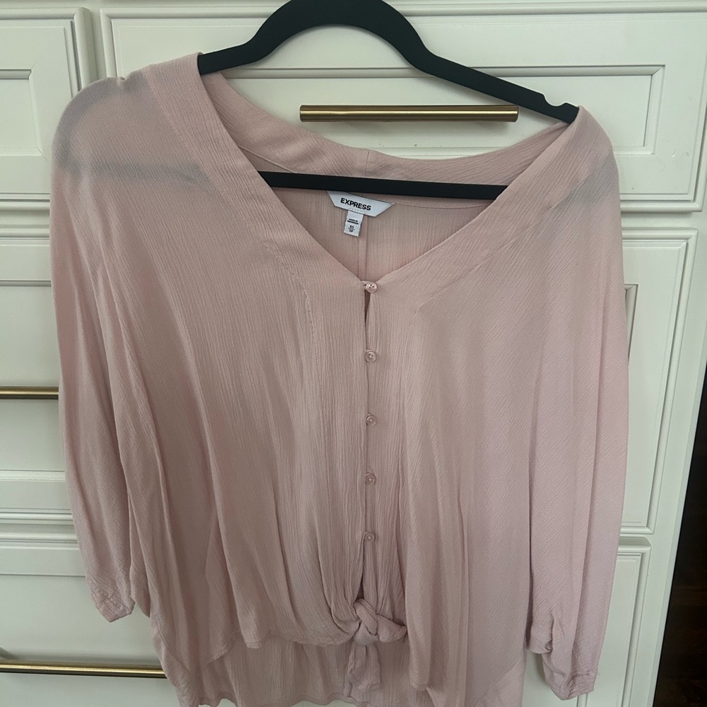 Express Women's Pink Blouse
